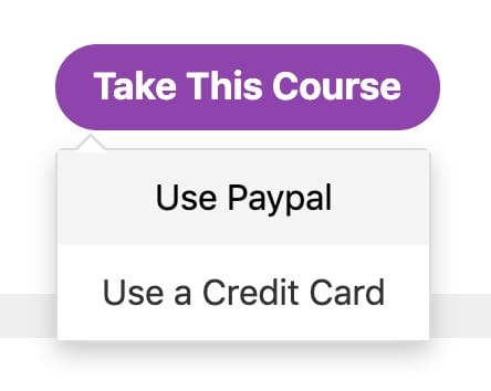 Payment Button, PayPal or Stripe options