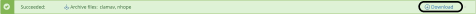 download button highlighted