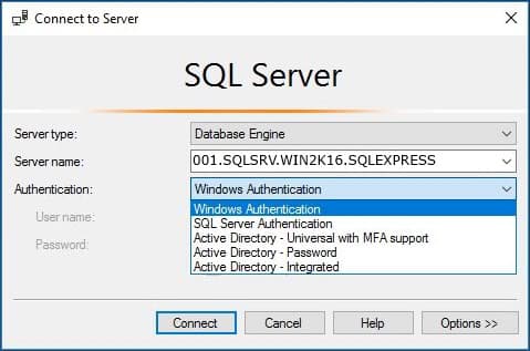 Troubleshooting the Microsoft SQL Server error 18456 (Login Failed for User error) — connect to Microsoft SQL Server.