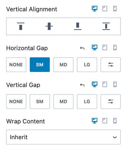 Section Gaps