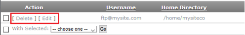 current ftp accounts list
