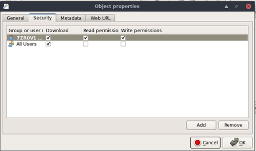 image permissions
