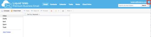 menu button highlighted