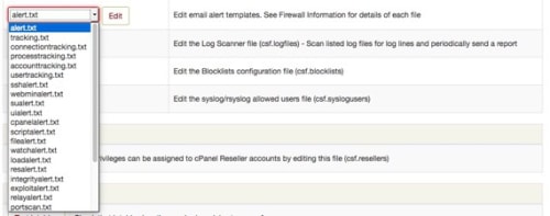 lfd alerts drop down