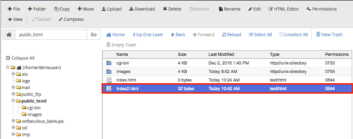File to edit permissions highlighted