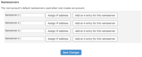 nameservers designation