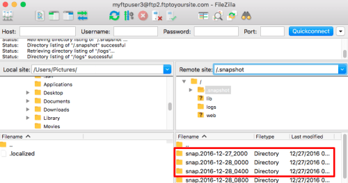 seeing your snapshots