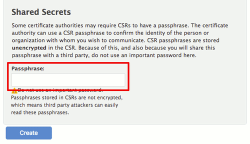 choosing a passphrase