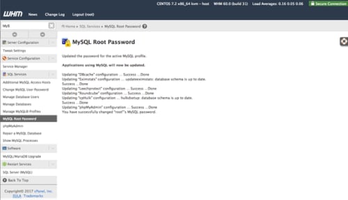 password change success home