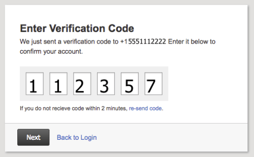 code entered