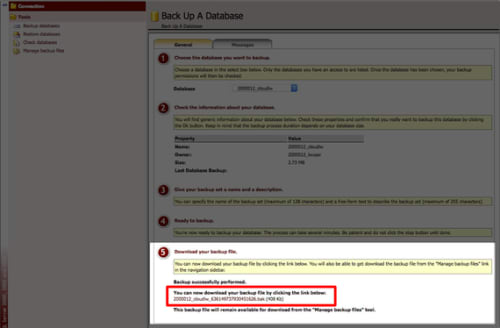 backup link for download highlighted