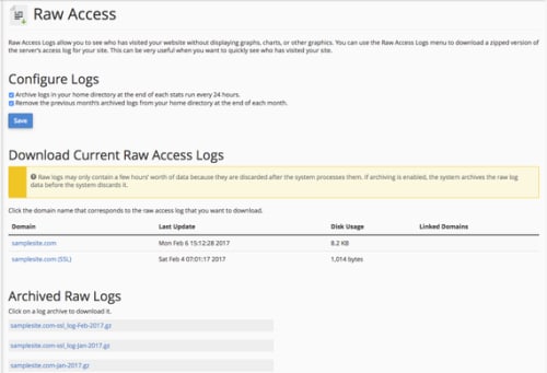raw access home page
