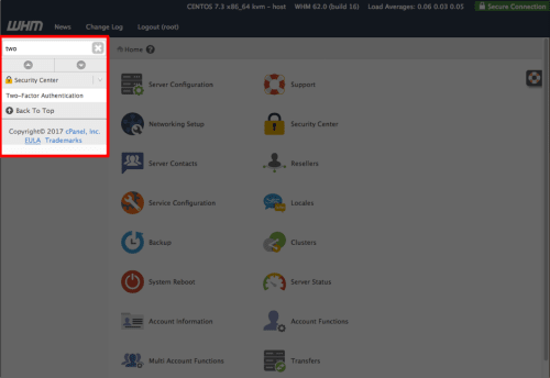 search word two entered