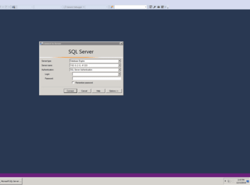 sql studio express configuration