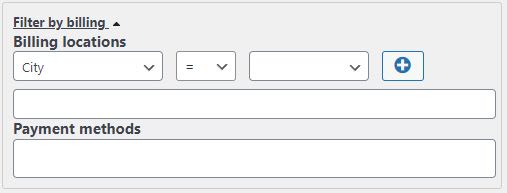 Filter by Billing