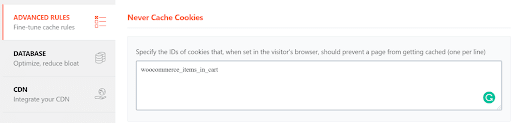 Never Cache Cookies