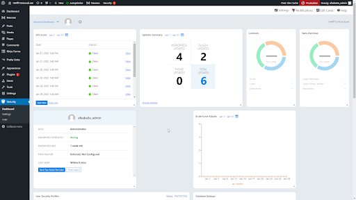 Solid Security Pro Dashboard