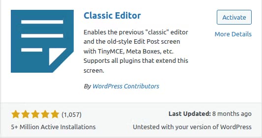activating a wordpress plugin