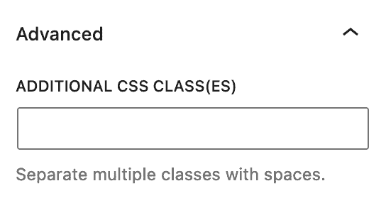 Main Query Advanced Settings