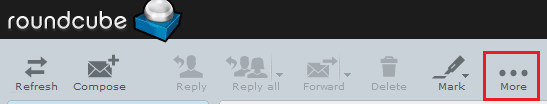 mail icons more button highlighted
