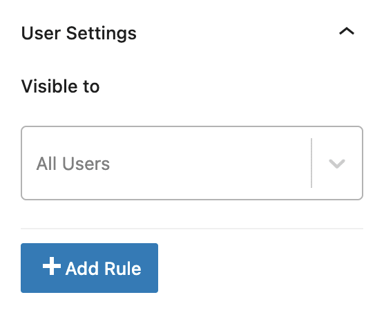 Woo Template - User Settings