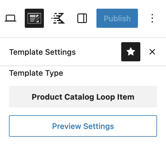 Woo Template - Template Settings