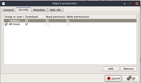 image permissions