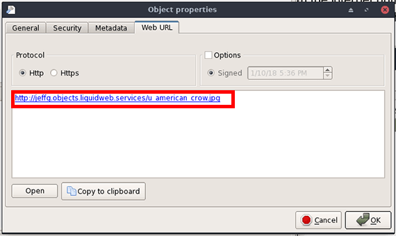 image url highlighted