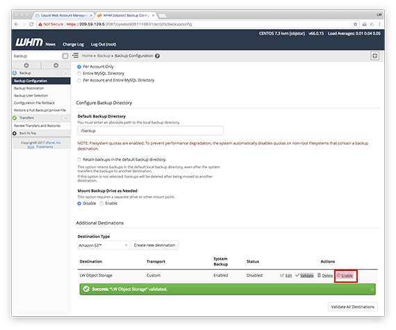 enable link highlighted