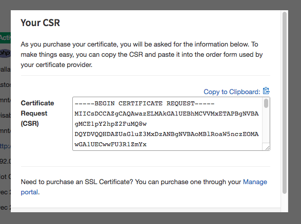 your CSR