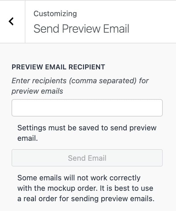 Send Preview Email