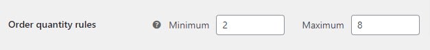 order quantity rules