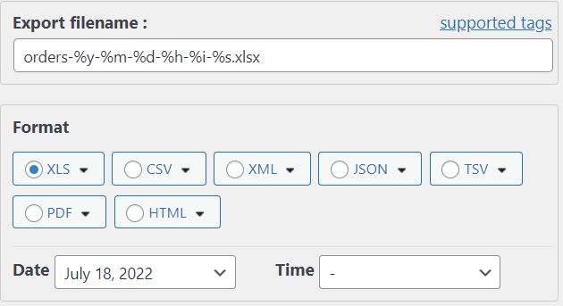 Finally, the plugin allows you to choose the format for the file and generate a filename based on tags