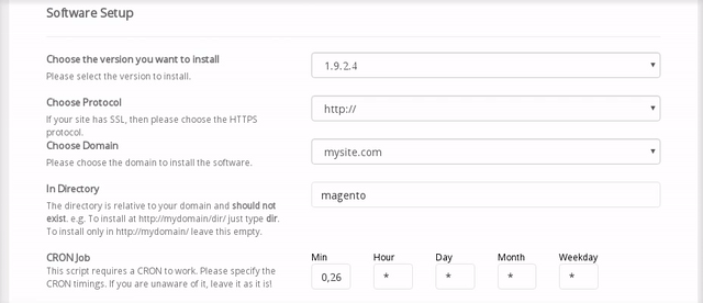 magento settings