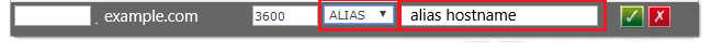 add alias record type in manage