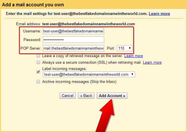 How To Check POP3 Email with Gmail