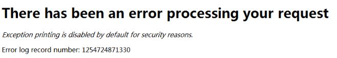 Magento 2 error reporting differs from Magento 1. For security concerns, Magento 2 hides the whole error message. Instead, it only displays the