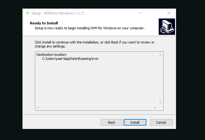 Now you are ready to click the Install button.