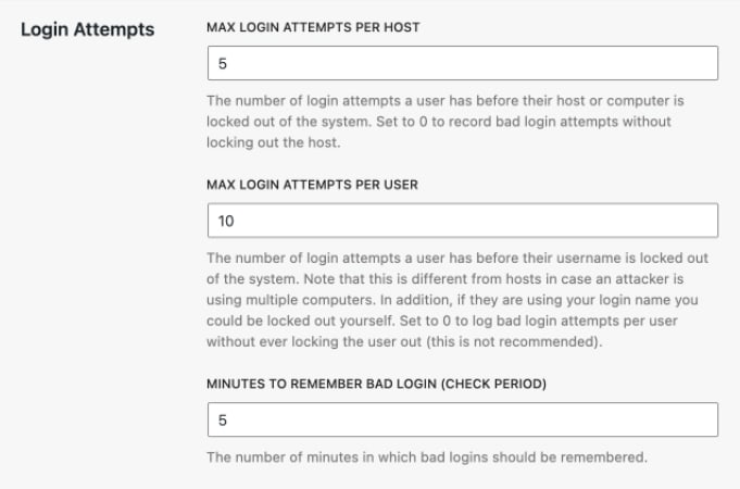Setting login rules with Solid Security