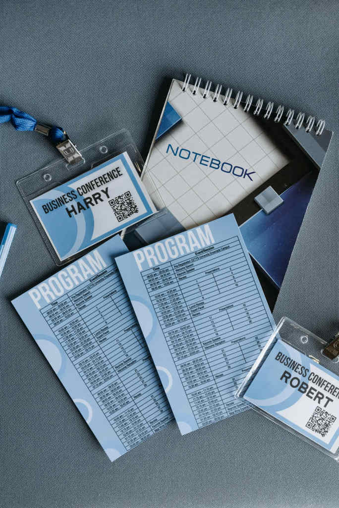 Image showing a structured program brochure for a business conference