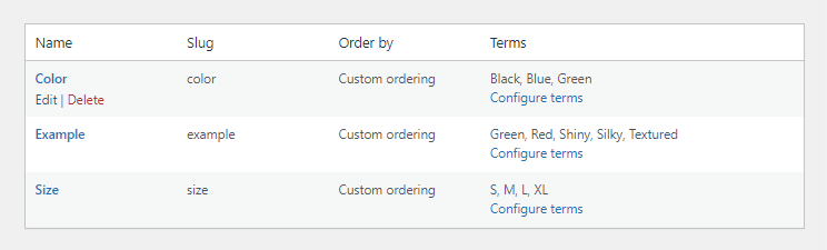 edit attribute