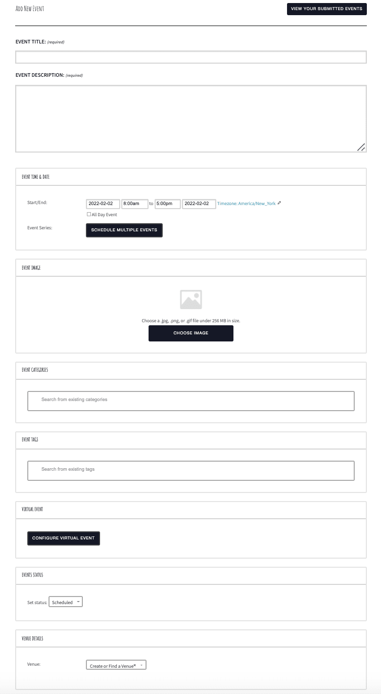 Community Events plugin for your school WordPress website