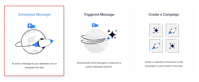 Choose the type of email you want to send