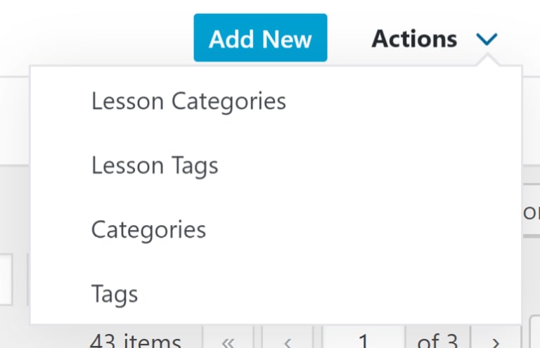 Manage LearnDash Categories and Tags