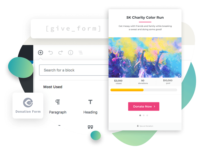 GiveWP is extensible for developers.