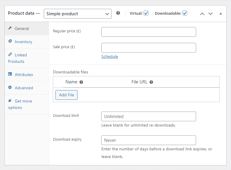 virtual downloadable product