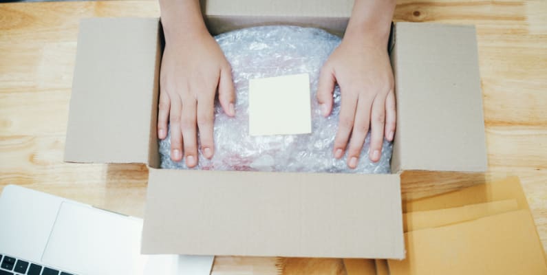 ecommerce thank you note