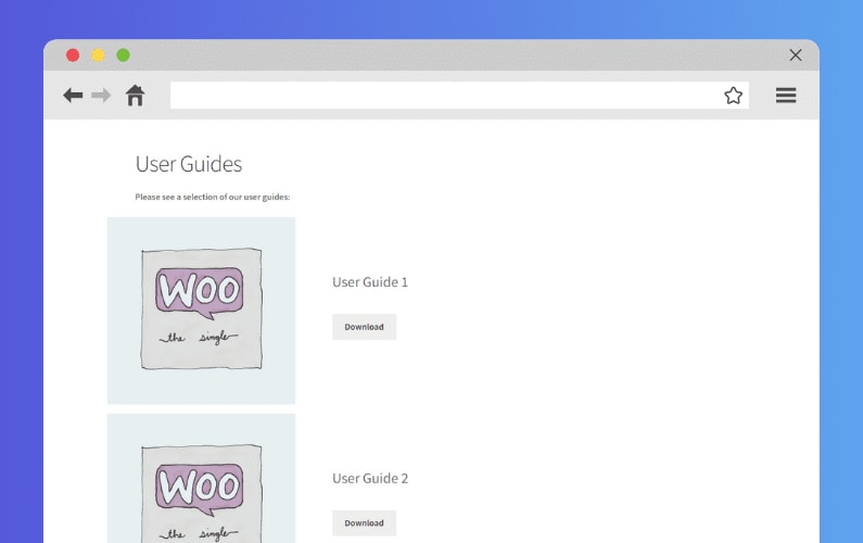 user guides page