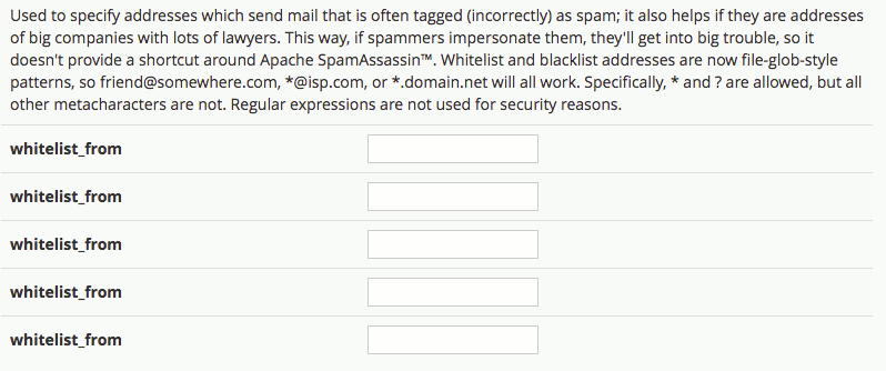 whitelisting