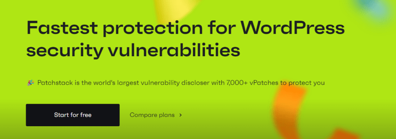 Patchstack�s home page